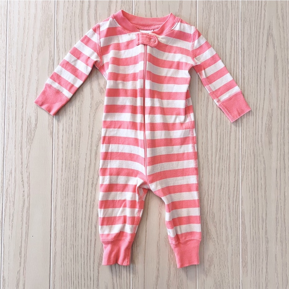 Hanna Andersson pink stripe pajamas